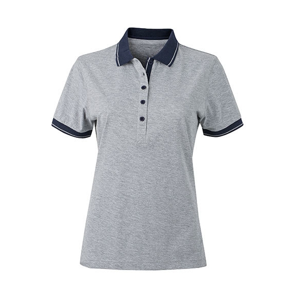 Ladies` Heather Polo