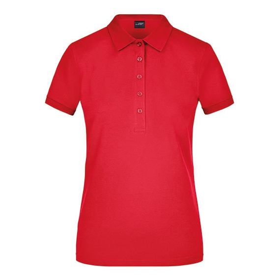 Ladies` Elastic Polo Piqué
