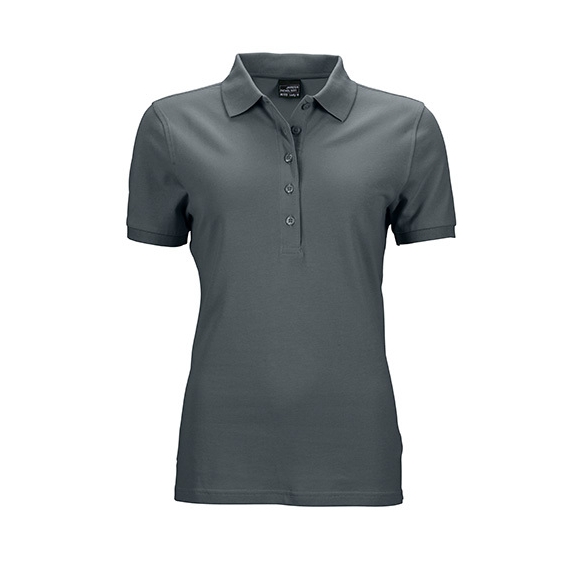 Ladies` Elastic Polo Piqué
