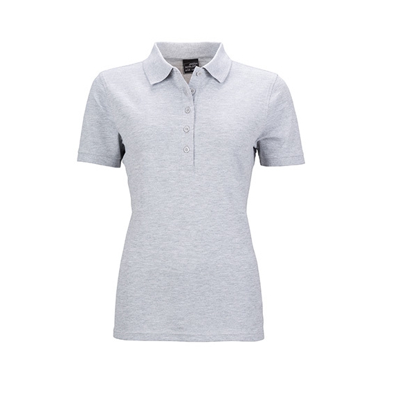 Ladies` Elastic Polo Piqué
