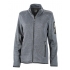 Ladies` Knitted Fleece Jacket