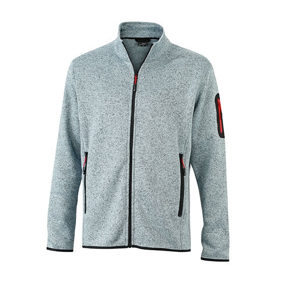 Men`s Knitted Fleece Jacket
