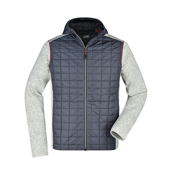 Men's Knitted Hybrid Jacket