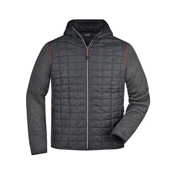 Men's Knitted Hybrid Jacket