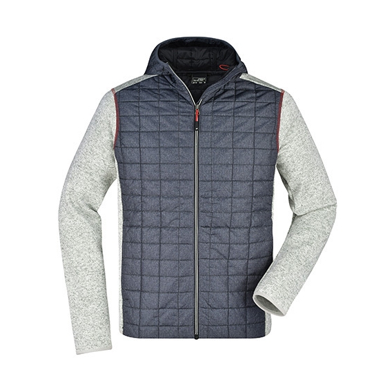 Men's Knitted Hybrid Jacket