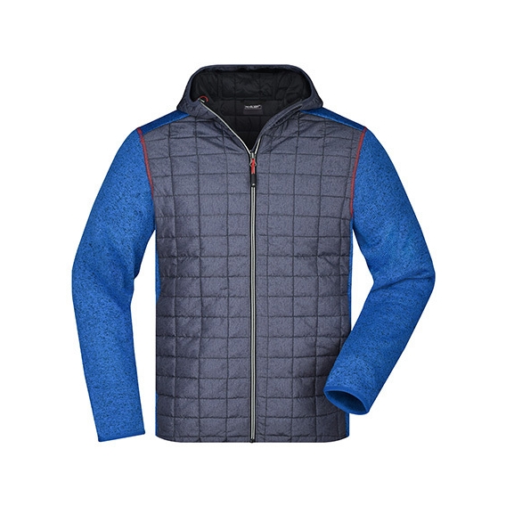 Men's Knitted Hybrid Jacket