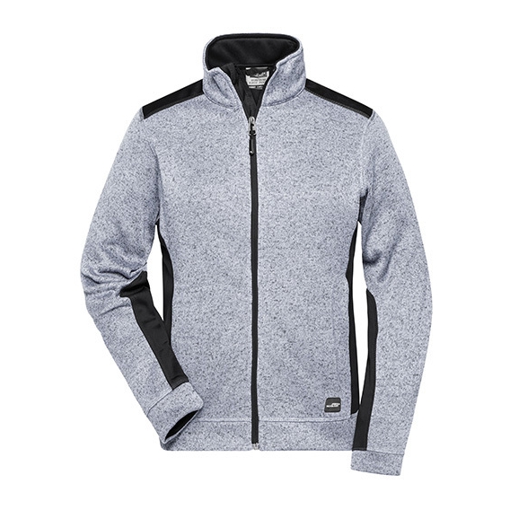 Ladies‘ Knitted Workwear Fleece Jacket -STRONG-