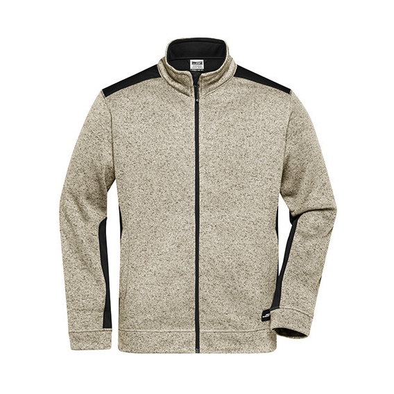 Men‘s Knitted Workwear Fleece Jacket -STRONG-