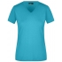 Ladies` Slim Fit V-T