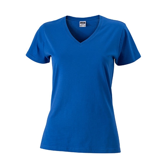 Ladies` Slim Fit V-T