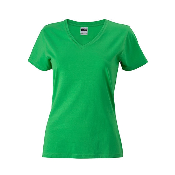 Ladies` Slim Fit V-T
