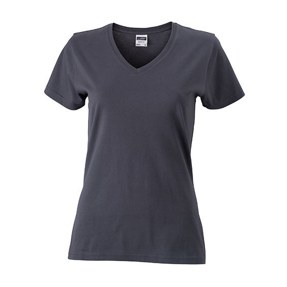 Ladies` Slim Fit V-T