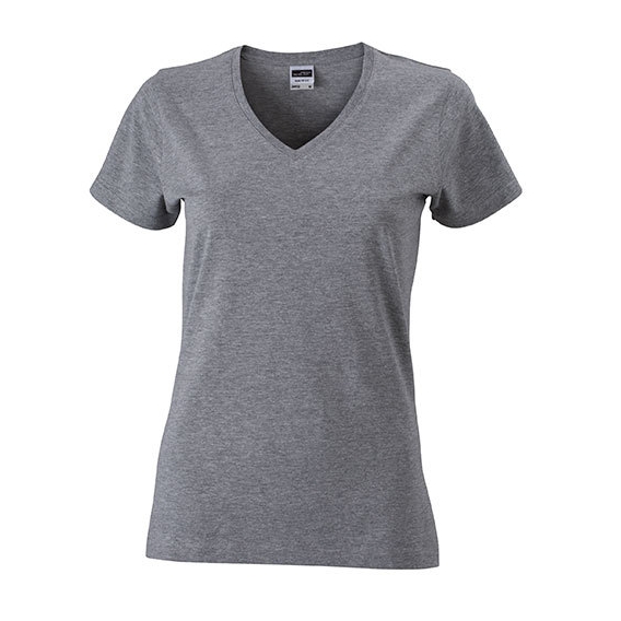 Ladies` Slim Fit V-T