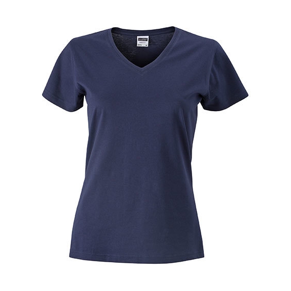 Ladies` Slim Fit V-T
