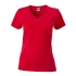 Ladies` Slim Fit V-T
