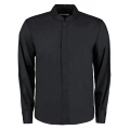 Men `Tailored Fit Bar Shirt Mandarin Collar Long Sleeve