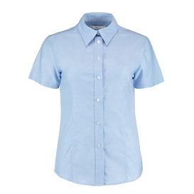 Women`s Tailored Fit Workwear Oxford Shirt Short Sleeve