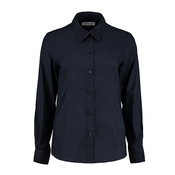 Women`s Tailored Fit Workwear Oxford Shirt Long Sleeve