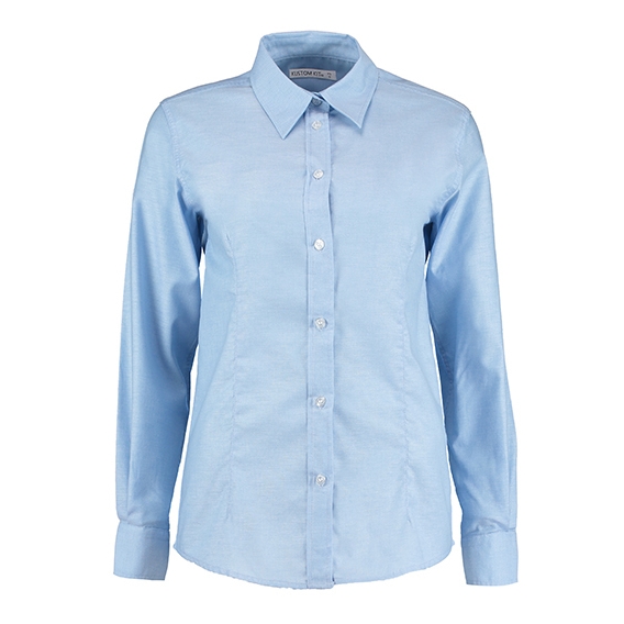 Women`s Tailored Fit Workwear Oxford Shirt Long Sleeve