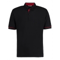 Classic Fit Button Down Collar Contrast Polo Shirt