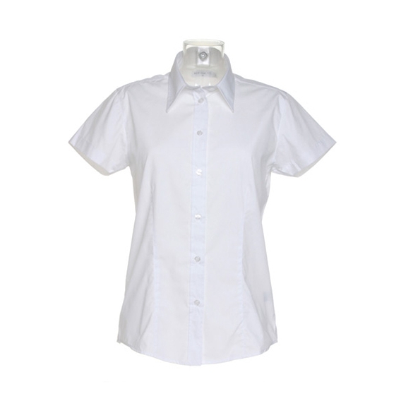 Women`s Classic Fit Workforce Poplin Shirt Short Sleeve