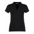 Regular Fit Corporate Top V Neck Mandarin Collar