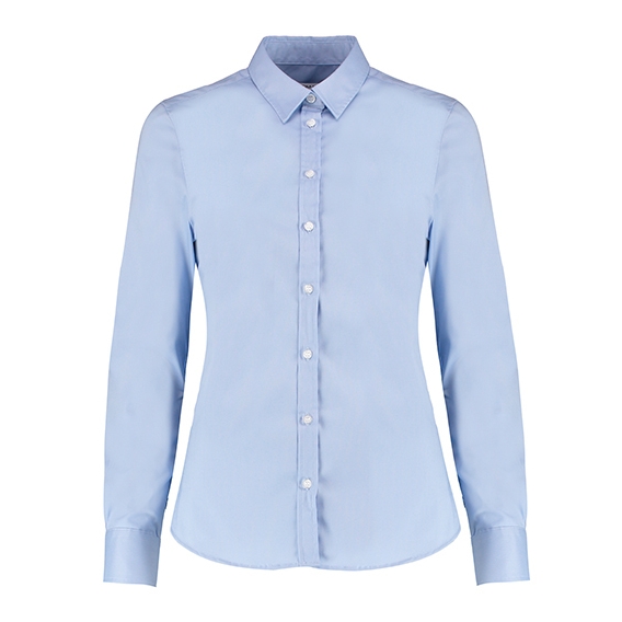 Ladies` Tailored Fit Stretch Oxford Shirt Long Sleeve