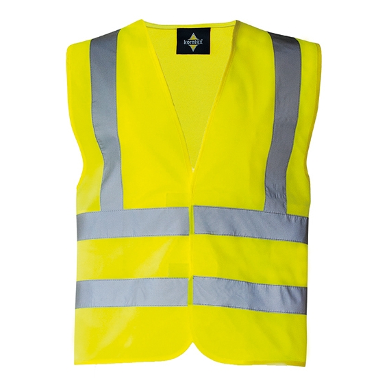 Safety Vest with four Reflectors EN ISO 20471