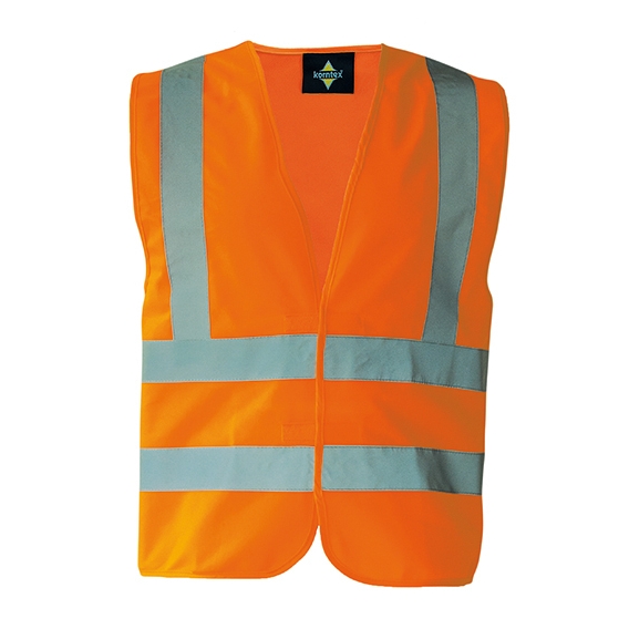 Safety Vest with four Reflectors EN ISO 20471
