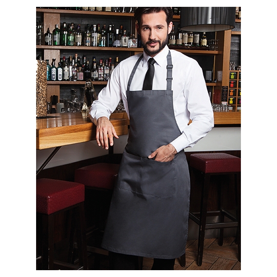 Bib Apron Basic with Pocket and Buckle