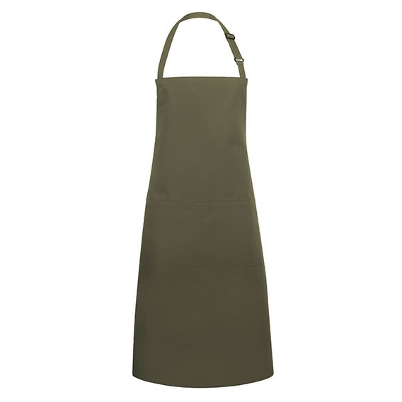 Bib Apron Basic with Pocket and Buckle
