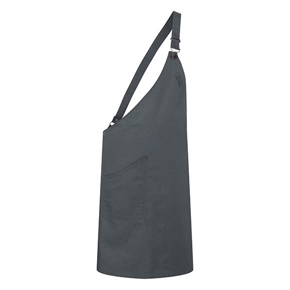 Asymmetrical Bib Apron Classic with Pocket