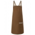 Bib Apron Urban-Look with Cross Straps and Pocket
