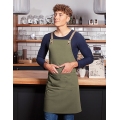 Bib Apron Urban-Nature with Cross Straps and big Pocket