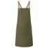 Bib Apron Urban-Nature with Cross Straps and big Pocket