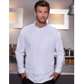 Long-Sleeve Throw-Over Chef Shirt Basic