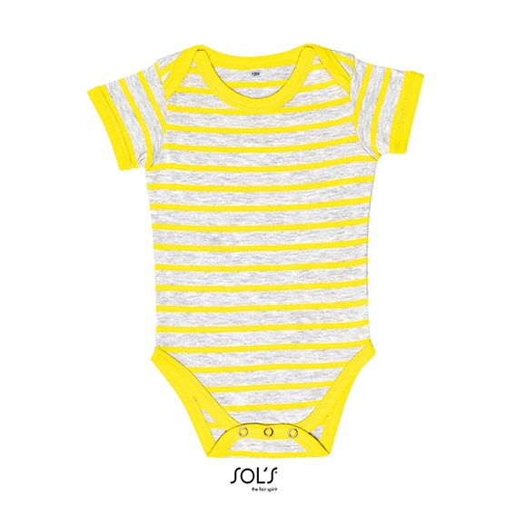 Baby Striped Bodysuit Miles
