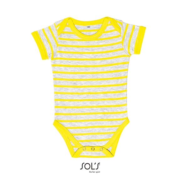 Baby Striped Bodysuit Miles