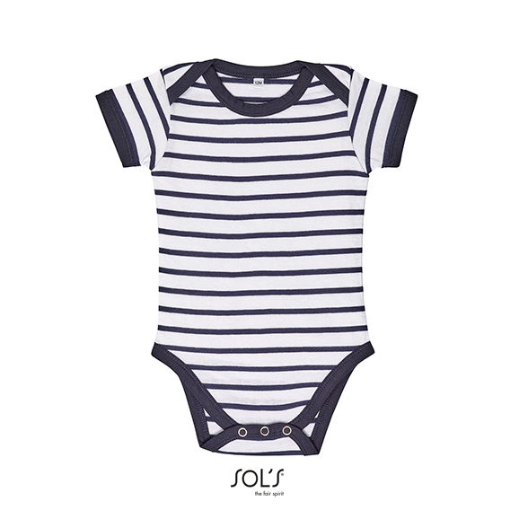 Baby Striped Bodysuit Miles
