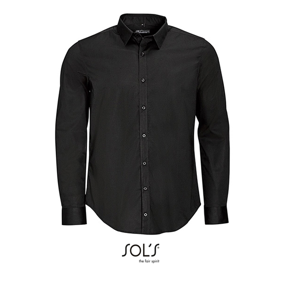 Men`s Long Sleeve Stretch Shirt Blake