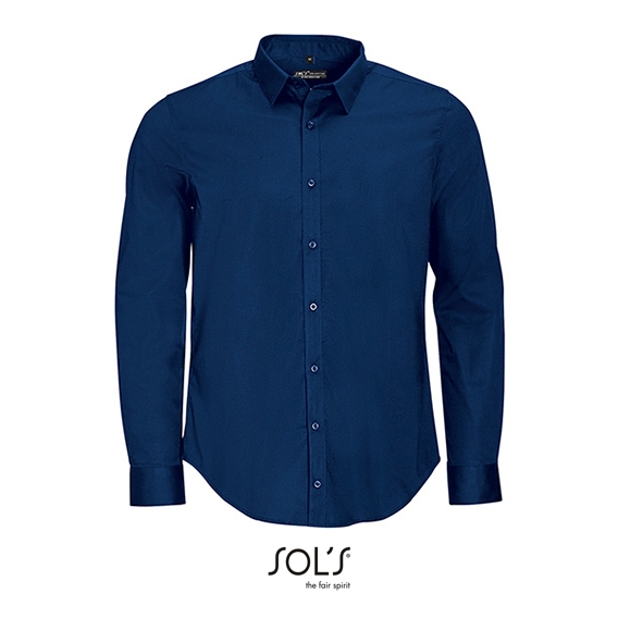 Men`s Long Sleeve Stretch Shirt Blake