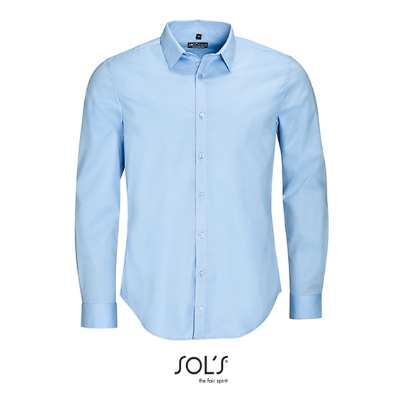 Men`s Long Sleeve Stretch Shirt Blake