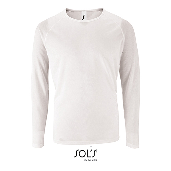 Men`s Long-Sleeve Sports T-Shirt Sporty