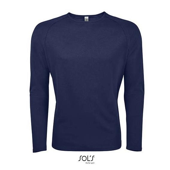 Men`s Long-Sleeve Sports T-Shirt Sporty