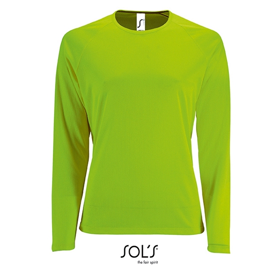 Women`s Long-Sleeve Sports T-Shirt Sporty