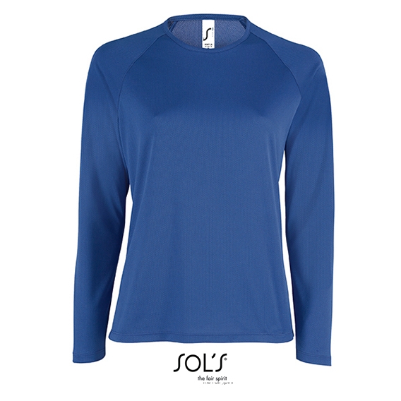 Women`s Long-Sleeve Sports T-Shirt Sporty
