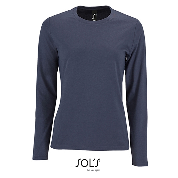 Women`s Long-Sleeve T-Shirt Imperial