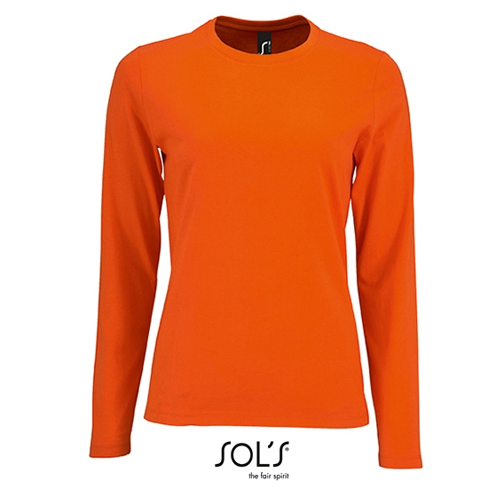 Women`s Long-Sleeve T-Shirt Imperial