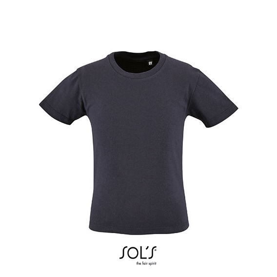 Kids` Round Neck Short-Sleeve T-Shirt Milo