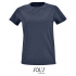 Women`s Round Neck Fitted T-Shirt Imperial